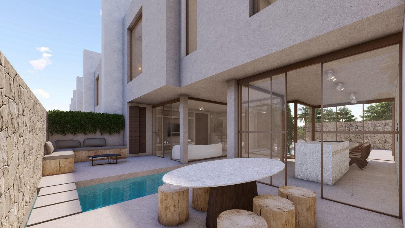 2-3-40 NEW BUILD CORNER TOWNHOUSES IN FORMENTERA DEL SEGURA