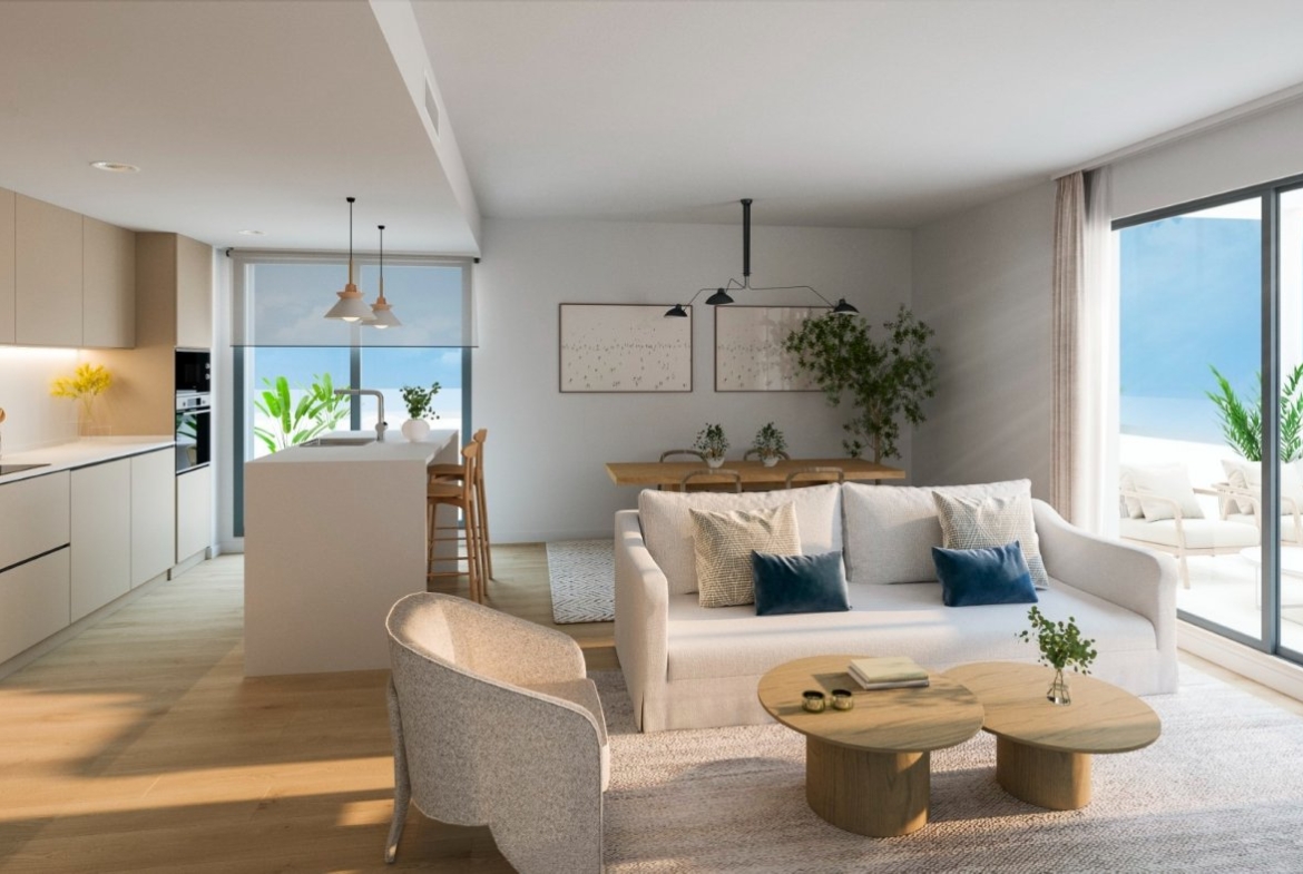 Viviendas de nueva construcción y sostenibles junto al mar