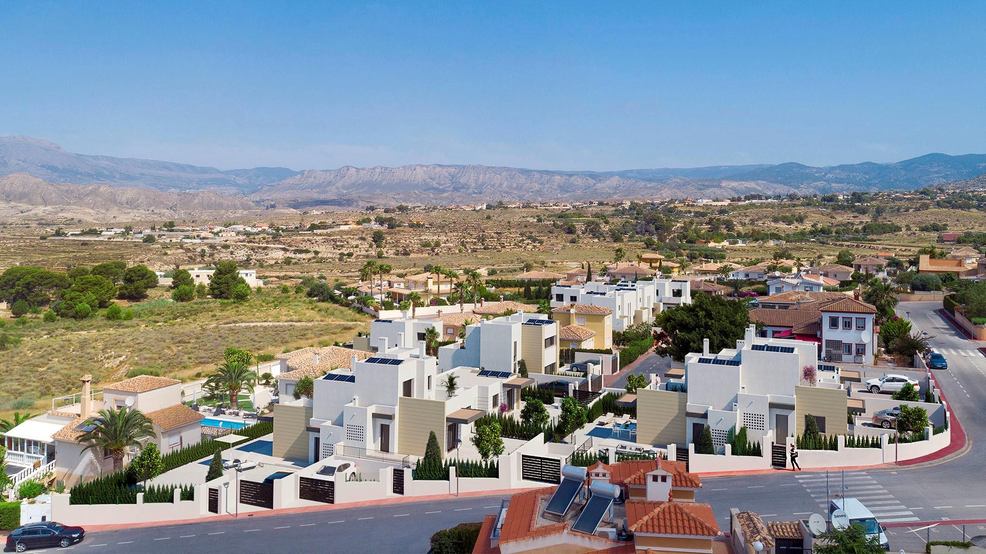 2-3-69 New independent, semi-detached and semi-detached homes in Busot, Alicante