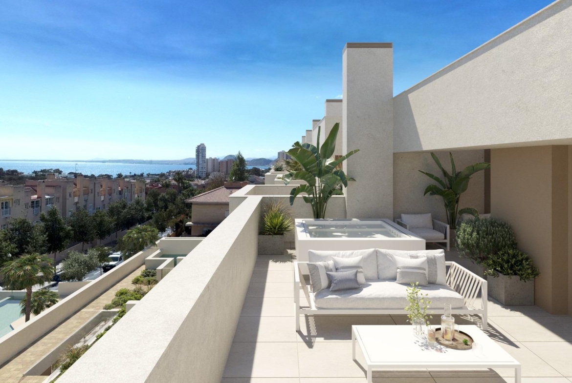 New luxury semi-detached homes with exclusive design with private pool