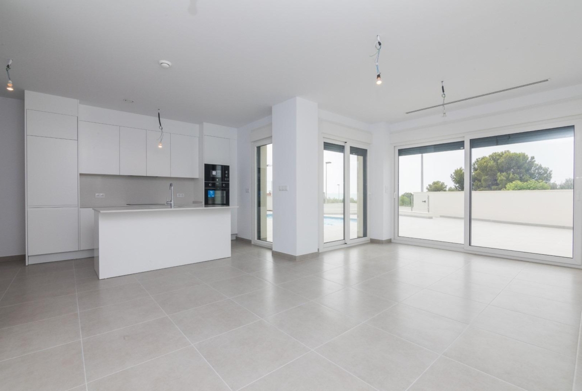 New construction villa with pool in Polop de la Marina