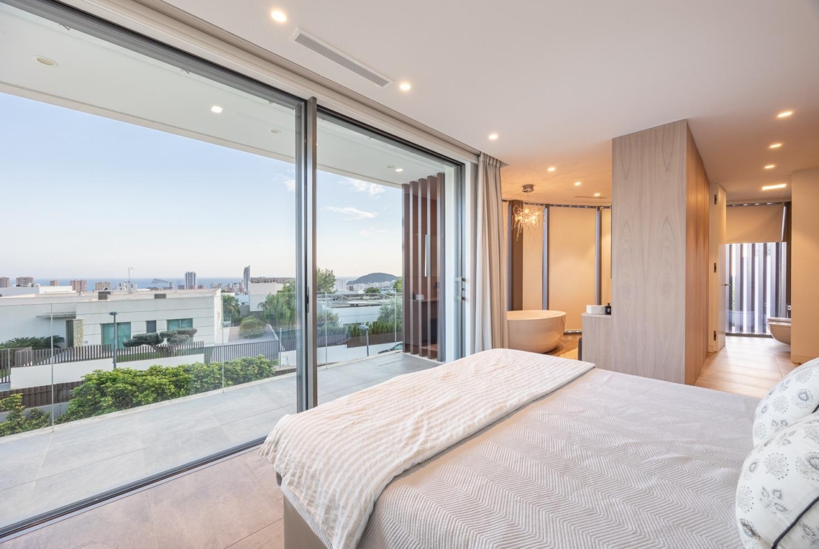 Stunning designer villa in Finestrat, where comfort meets contemporary elegance.