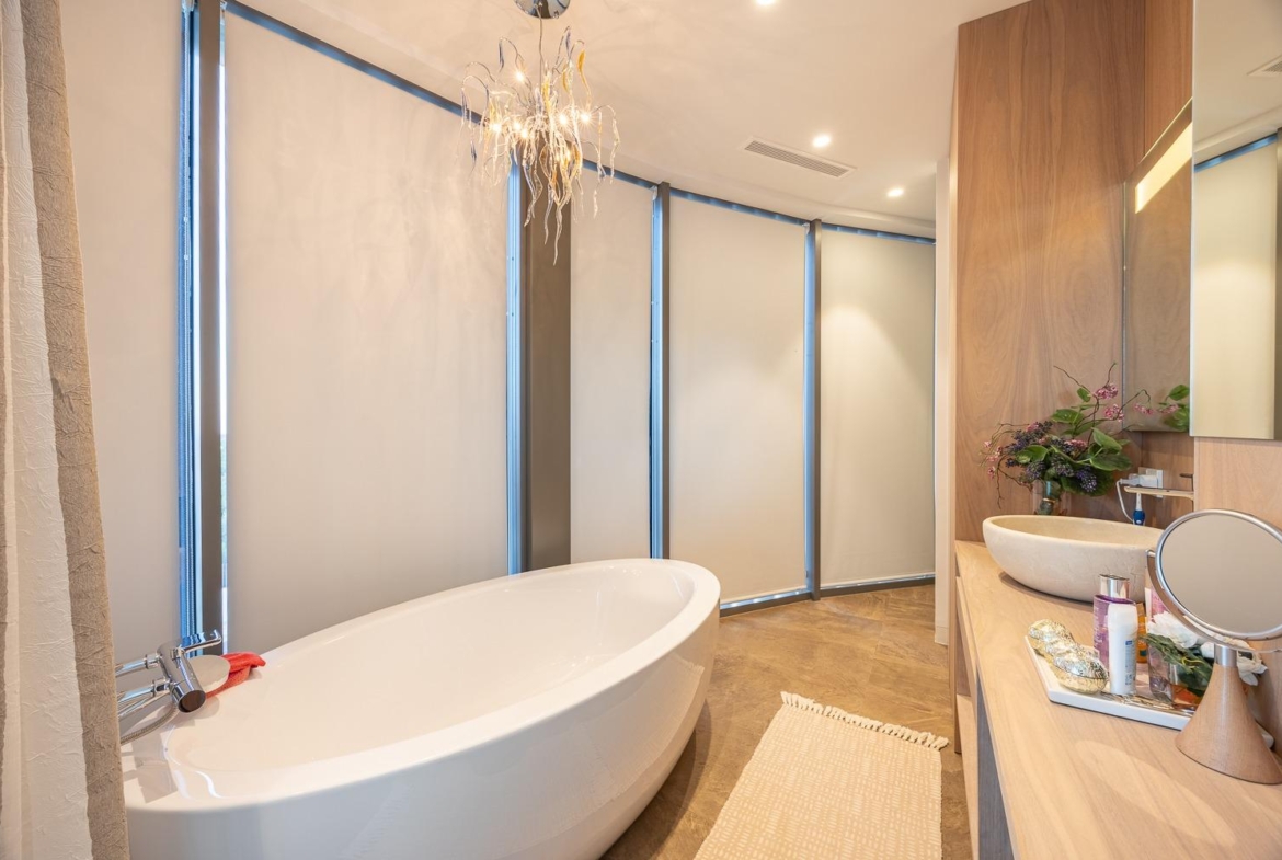 Stunning designer villa in Finestrat, where comfort meets contemporary elegance.