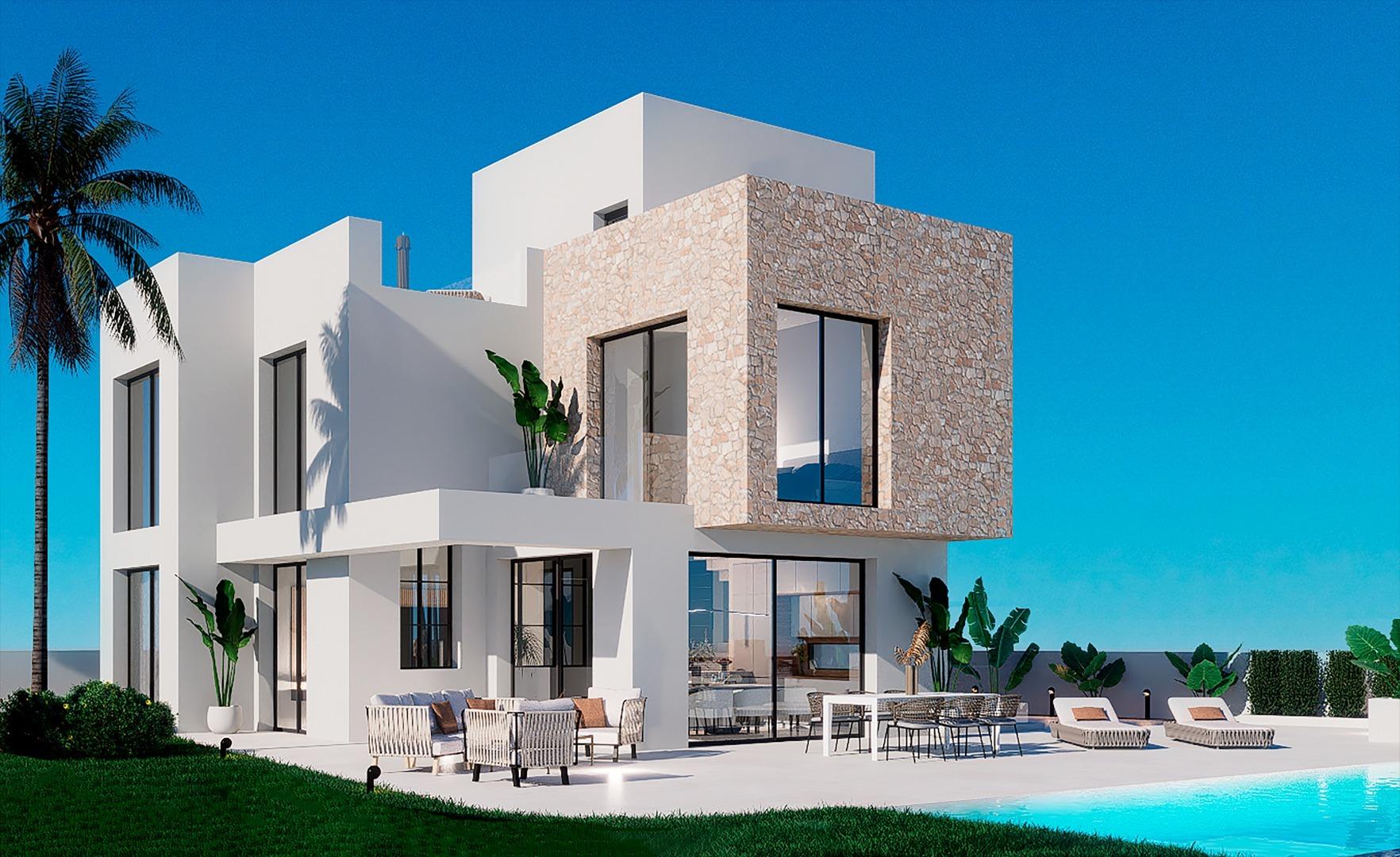 2-4-111 New luxury villas with private pool in Balcón de Finestrat