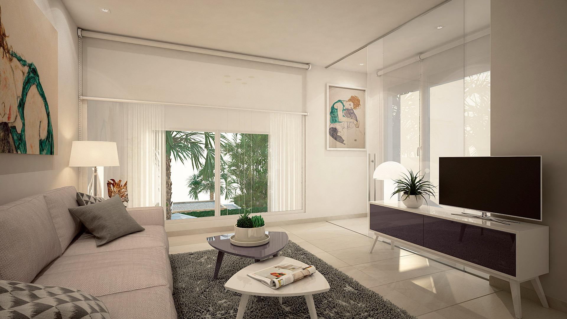 VILLAS PAREADAS EN ALGORFA. 3 DORM. 2 BAÑOS. PISCINA PRIVADA. PARCELA 260 M2.