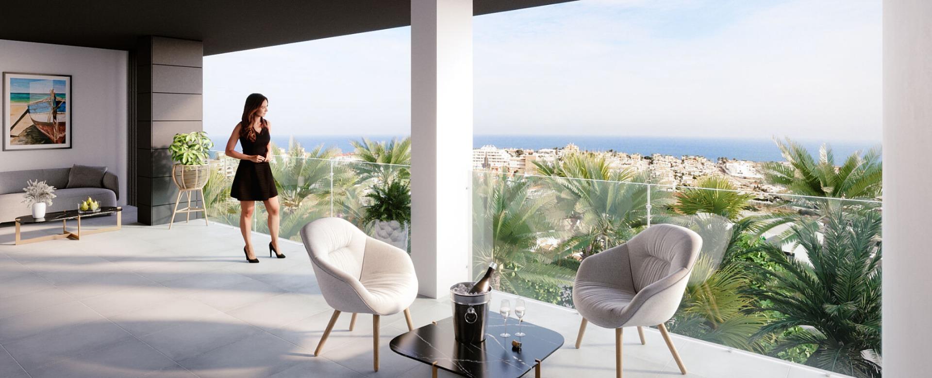 APPARTAMENTOS DE OBRA NUEVA CON VISTAS AL MAR. 2 DOR. 2 BAÑOS. APARCAMENTO. PISCINA.