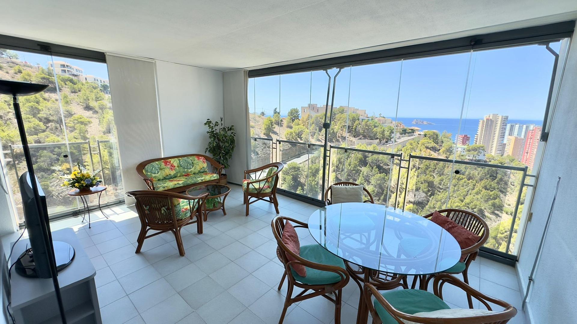 Apartamento con vistas al mar con Licencia Turística en Benidorm