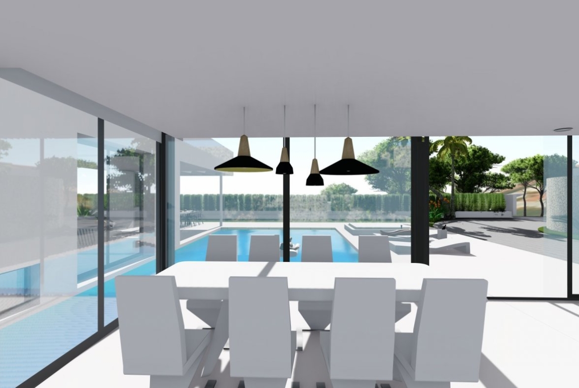 Villa de diseño en Maryvilla con vistas al mar