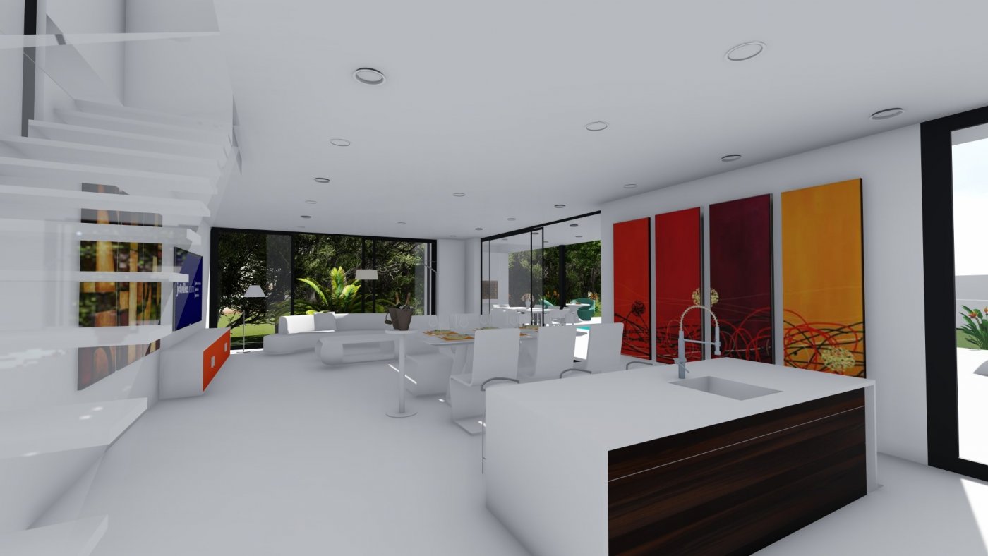 Villa de diseño contemporáneo en zona Canuta Baja de Calpe