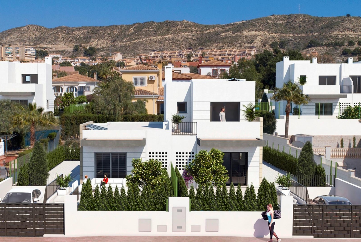 New independent, semi-detached and semi-detached homes in Busot, Alicante