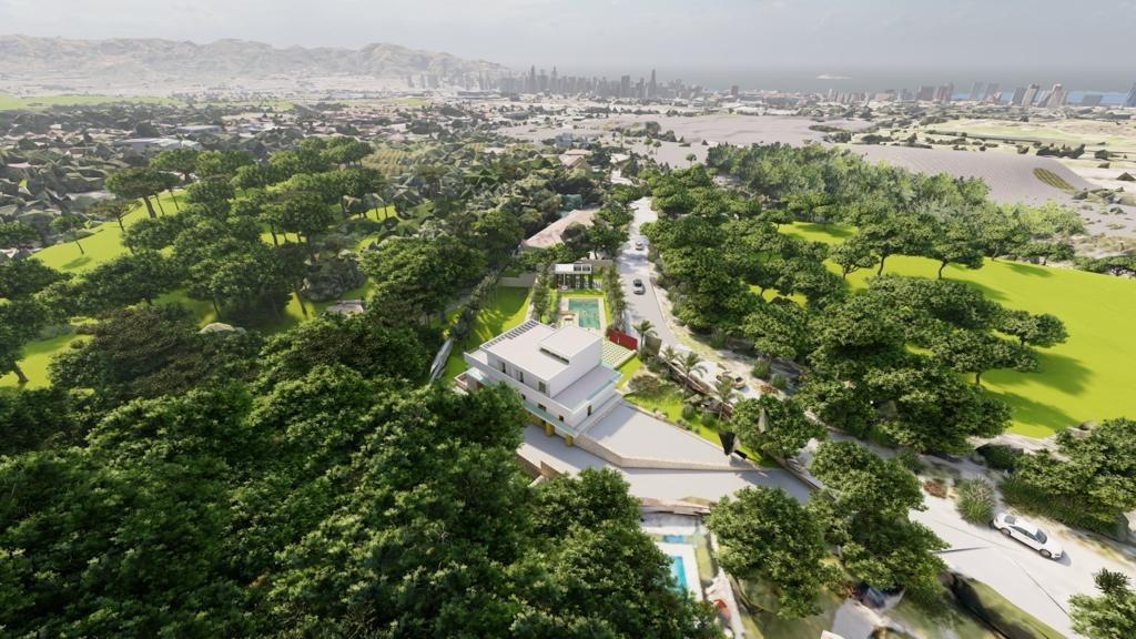 Exquisite villa under construction on an expansive plot