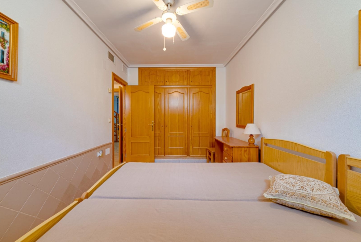 Large corner semi-detached house with sea views,