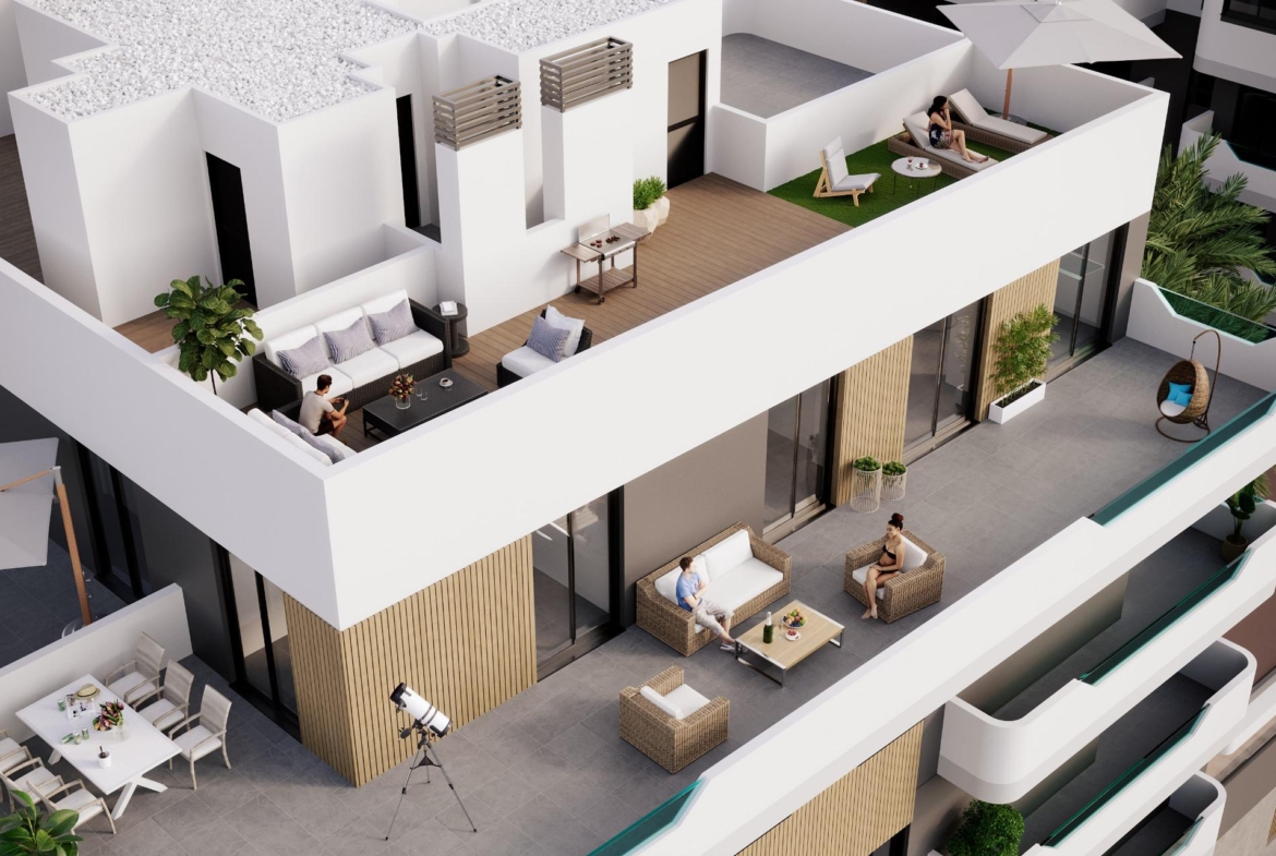 Modern Apartment in Santa Pola with Sea Views