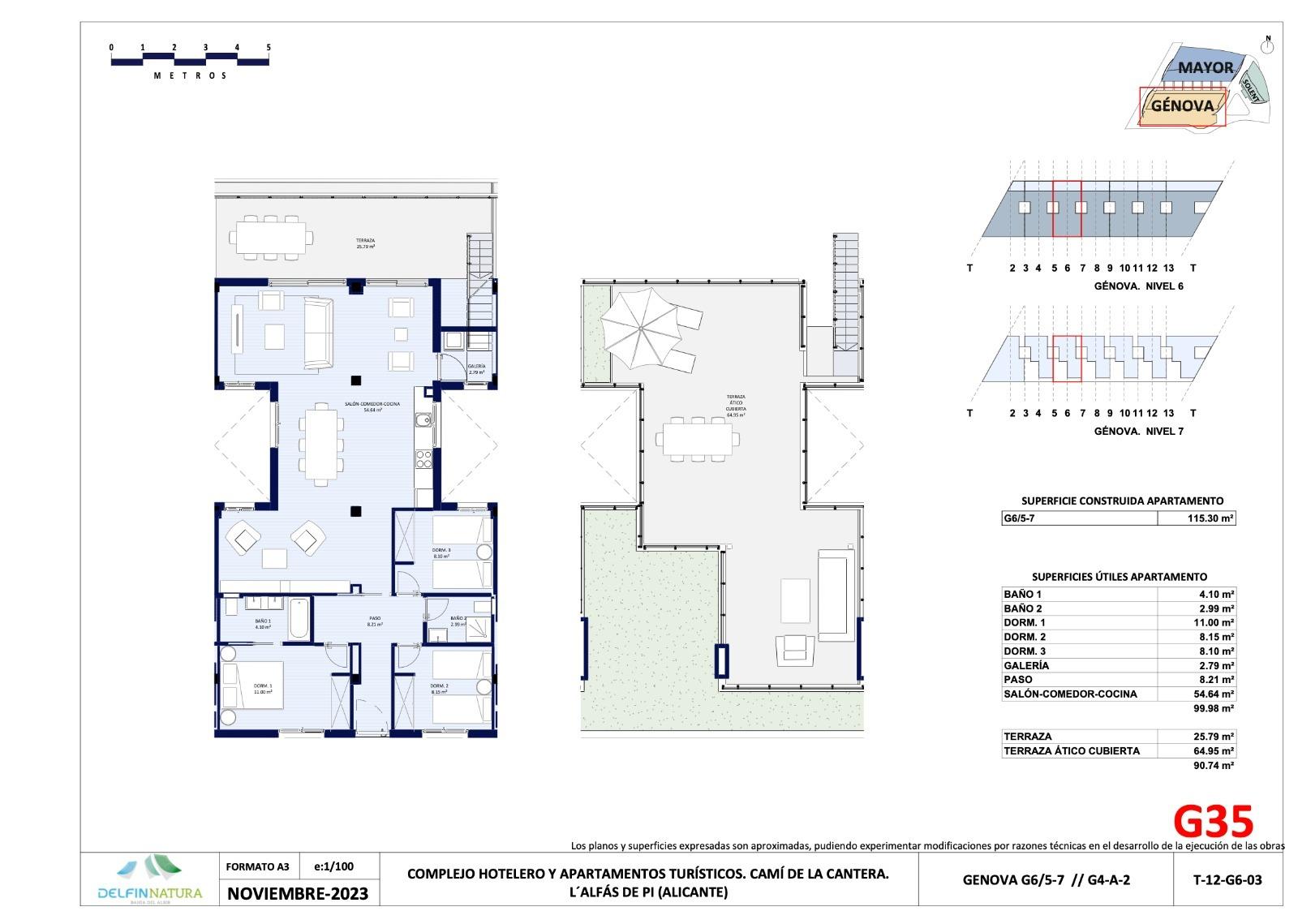 2-5-273 Penthouse in Delfin Natura, El Albir – Live in a Private Resort by the Sea