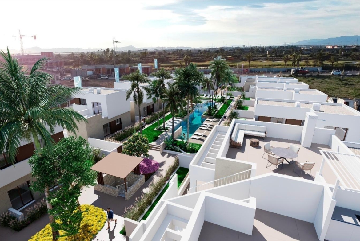 OBRA NUEVA! VILLAS EN LOS ALCAZARES CON PISCINA PRIVADA.