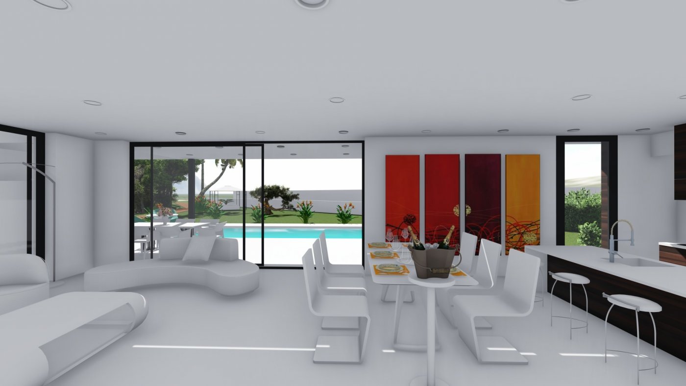 Villa de diseño contemporáneo en zona Canuta Baja de Calpe