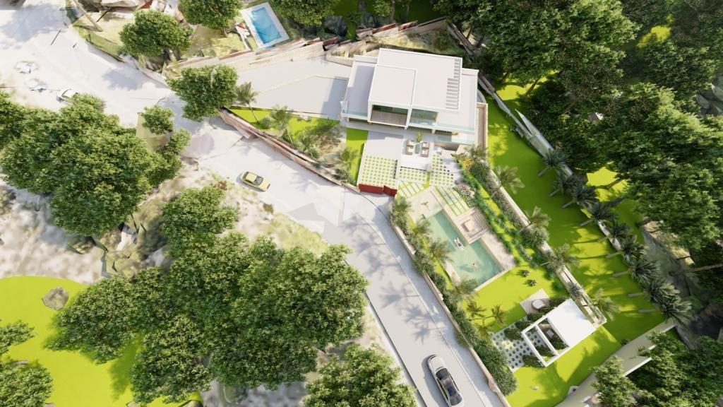 Exquisite villa under construction on an expansive plot