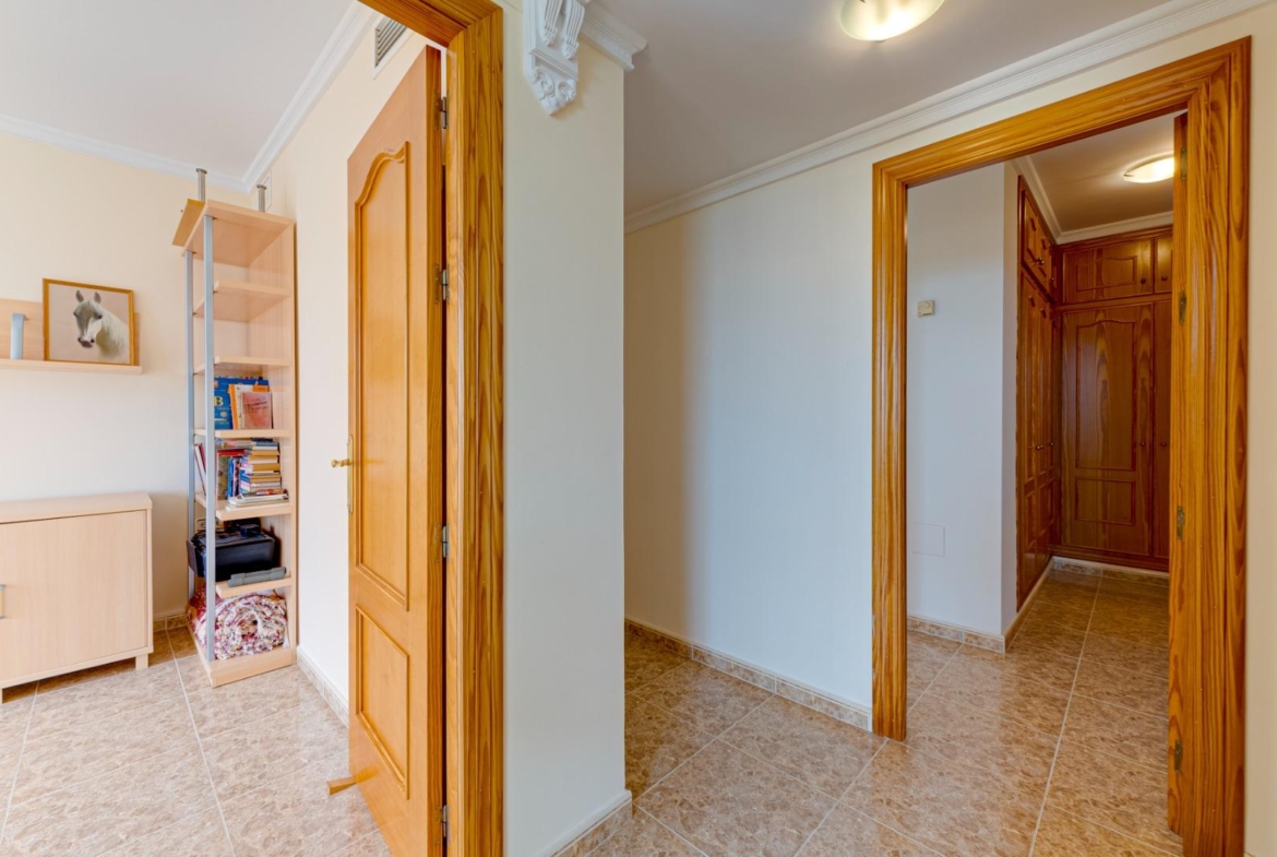 Large corner semi-detached house with sea views,