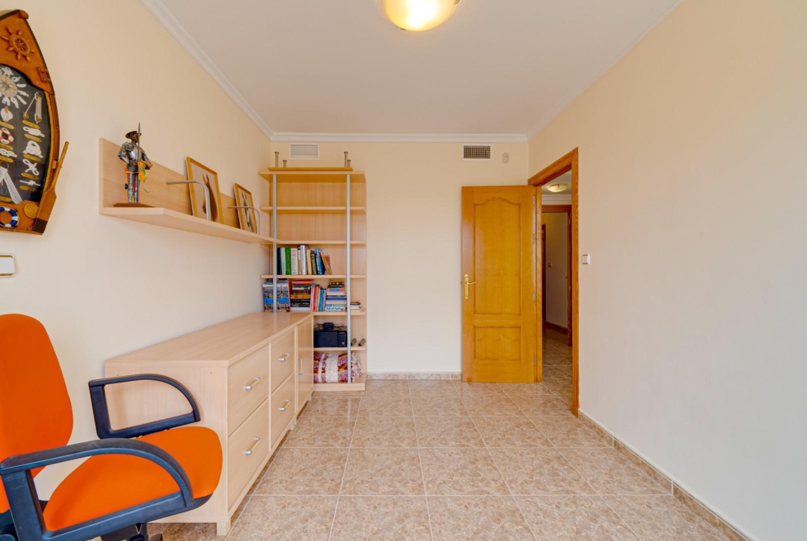 Large corner semi-detached house with sea views,