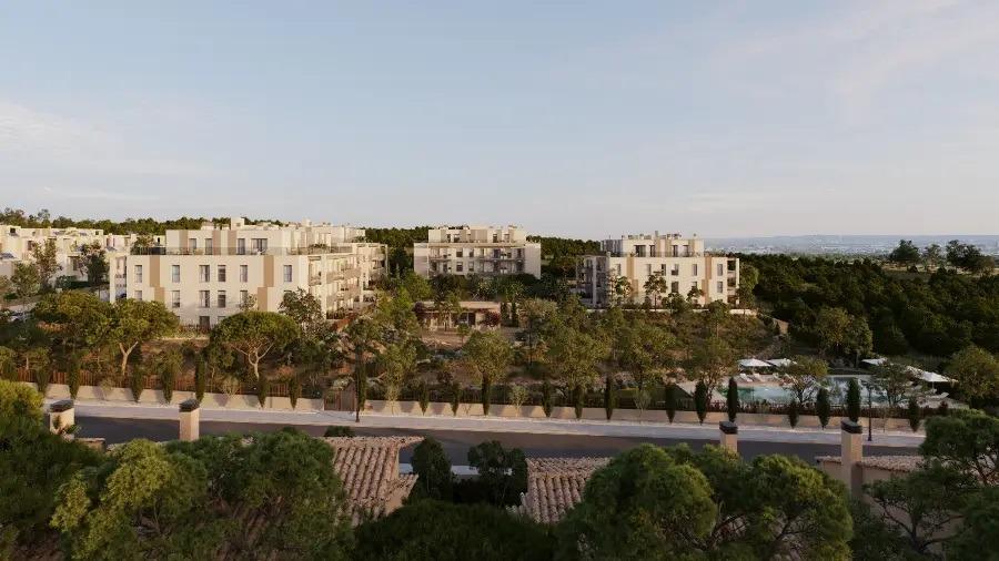 New development of multi-family homes in Godella
