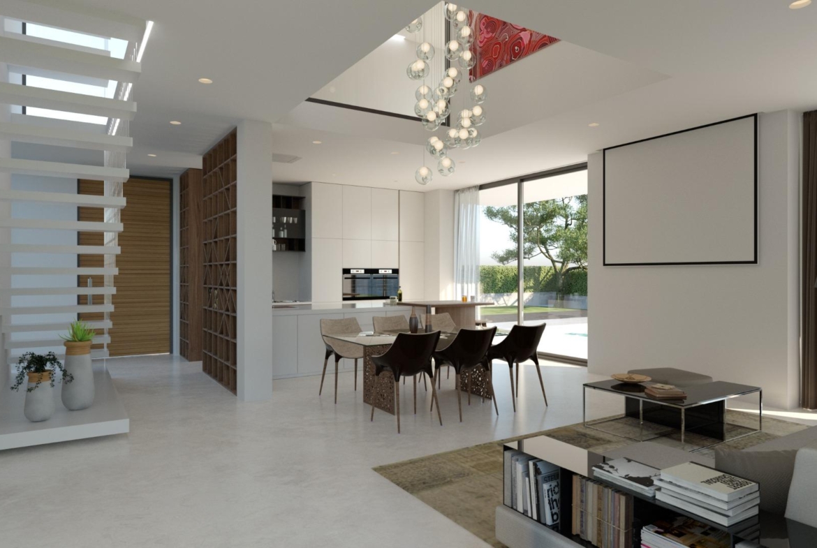 OBRA NUEVA EN ORUHUELA COSTA. VILLAS DE LUJO (GRETA) 370M2 DE CASA. 4 DORM. PLAYA A 350 METROS.