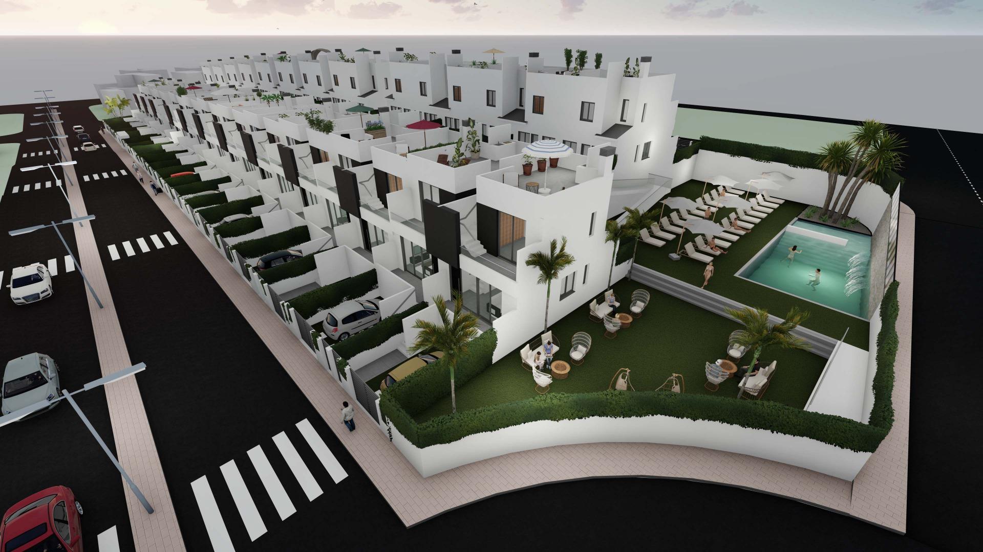 OBRA NUEVA! ADOSADOS EN COX. SOLARIUM 33 M2. TERRAZA 36 M2.GARAJE+TRASTERO. PISCINA