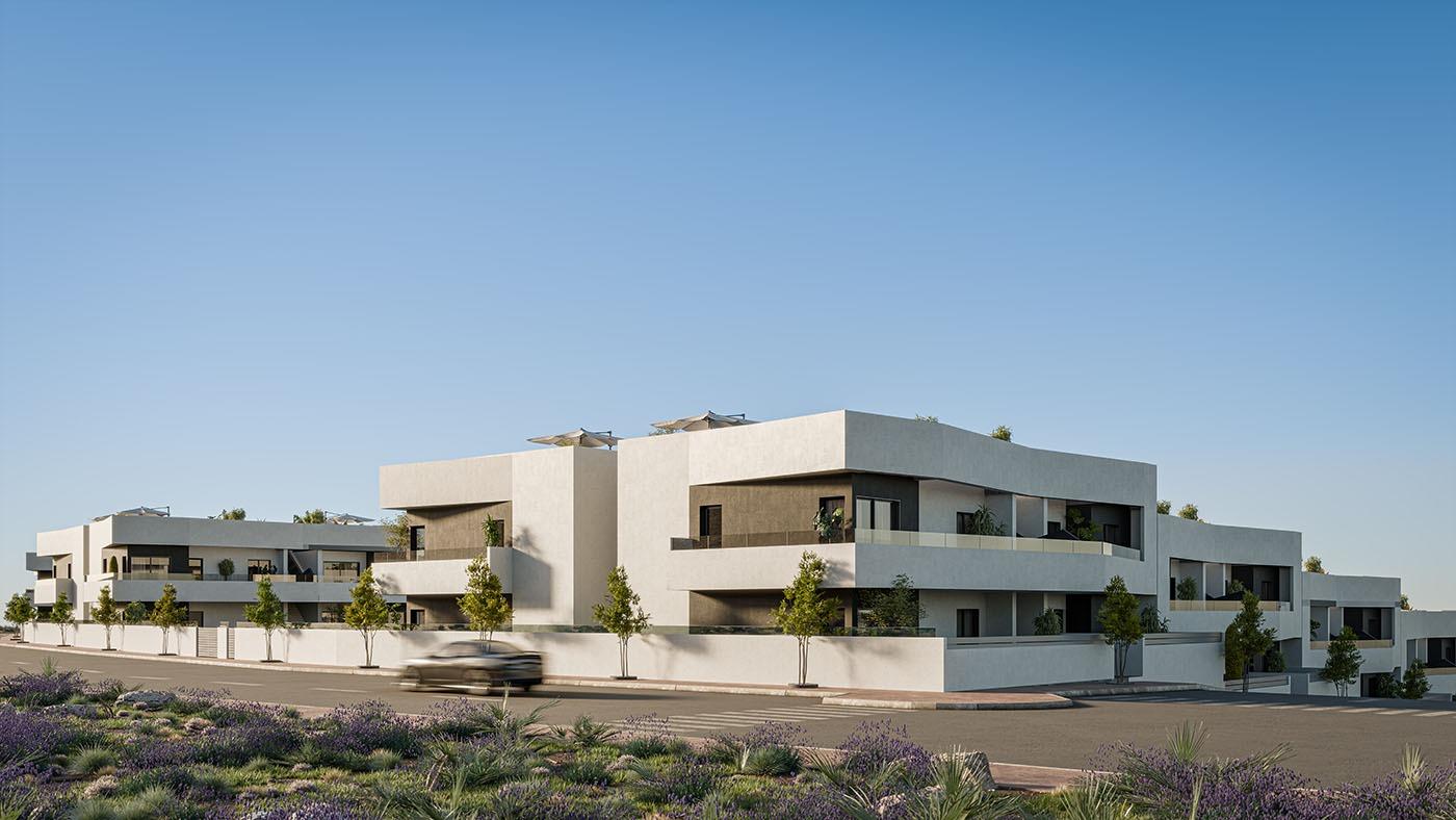 OBRA NUEVA BUNGALOWS PLANTA BAJA Y PLANTA ALTA! EN SAN MIGUEL DE SALINAS. 2 DORM. 2 BAÑOS. JARDIN 33 M2. TOTAL 120 M2. PISCINA.