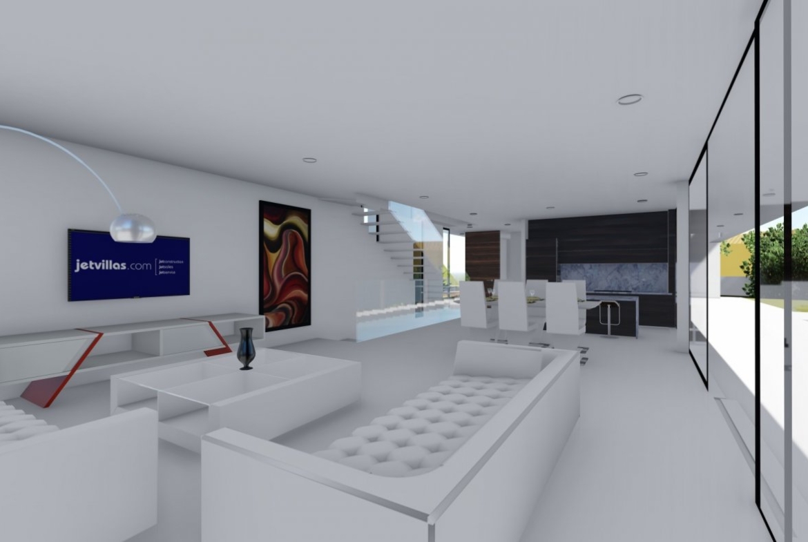 Villa de diseño minimalista en zona Canuta Alta de Calpe
