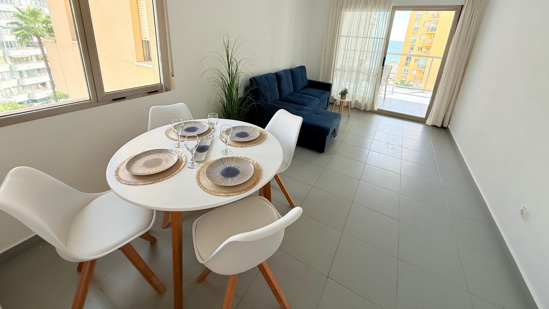 Magnificent apartment with sea views just one minute from the beach in Playa de la Fossa, Calpe