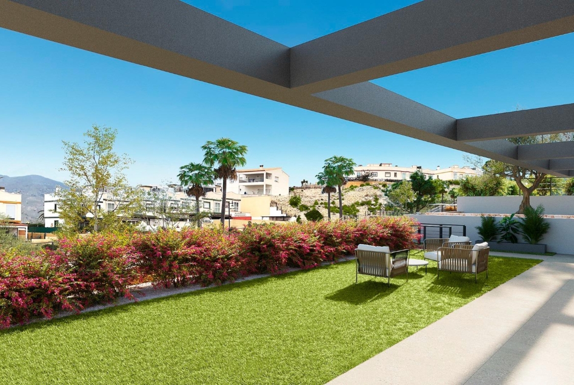 Nieuwe appartementen en herenhuizen met uitzicht op zee
