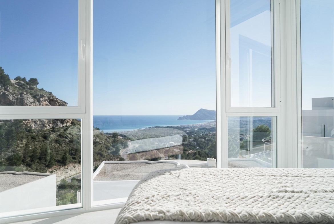 Luxe villa met uitzicht op zee in Sierra de Altea