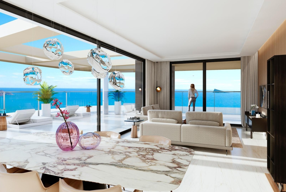 New construction apartments in Poniente beach, Benidorm