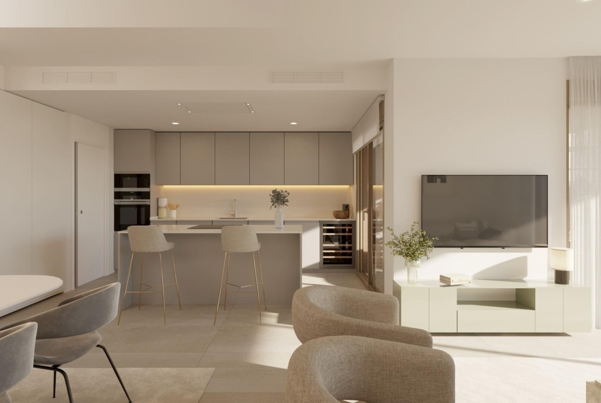 New luxury semi-detached homes with exclusive design with private pool