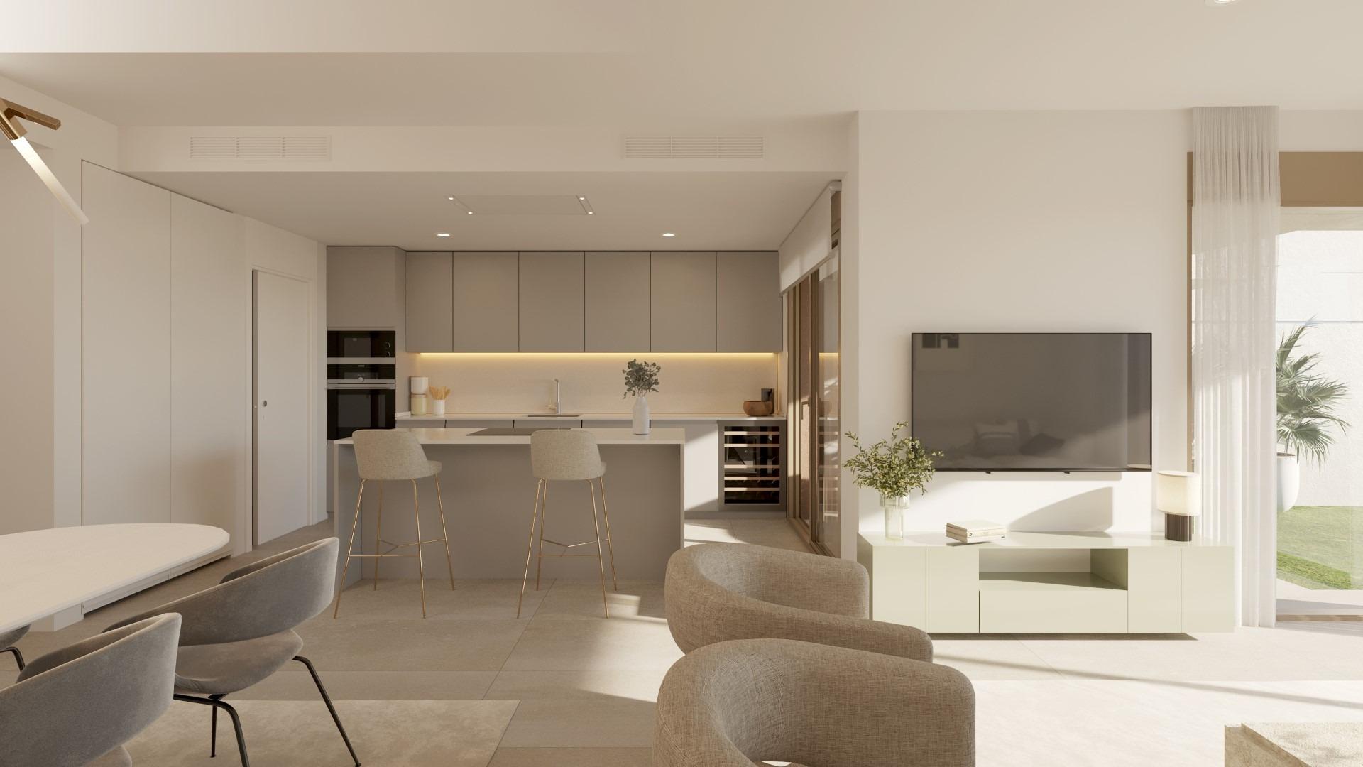 2-6-77 New luxury semi-detached homes with exclusive design with private pool