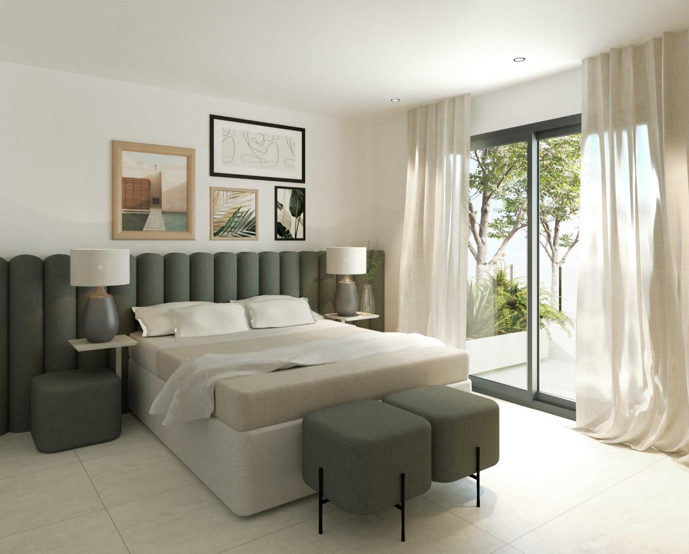 Newly built semi-detached homes ready to move into