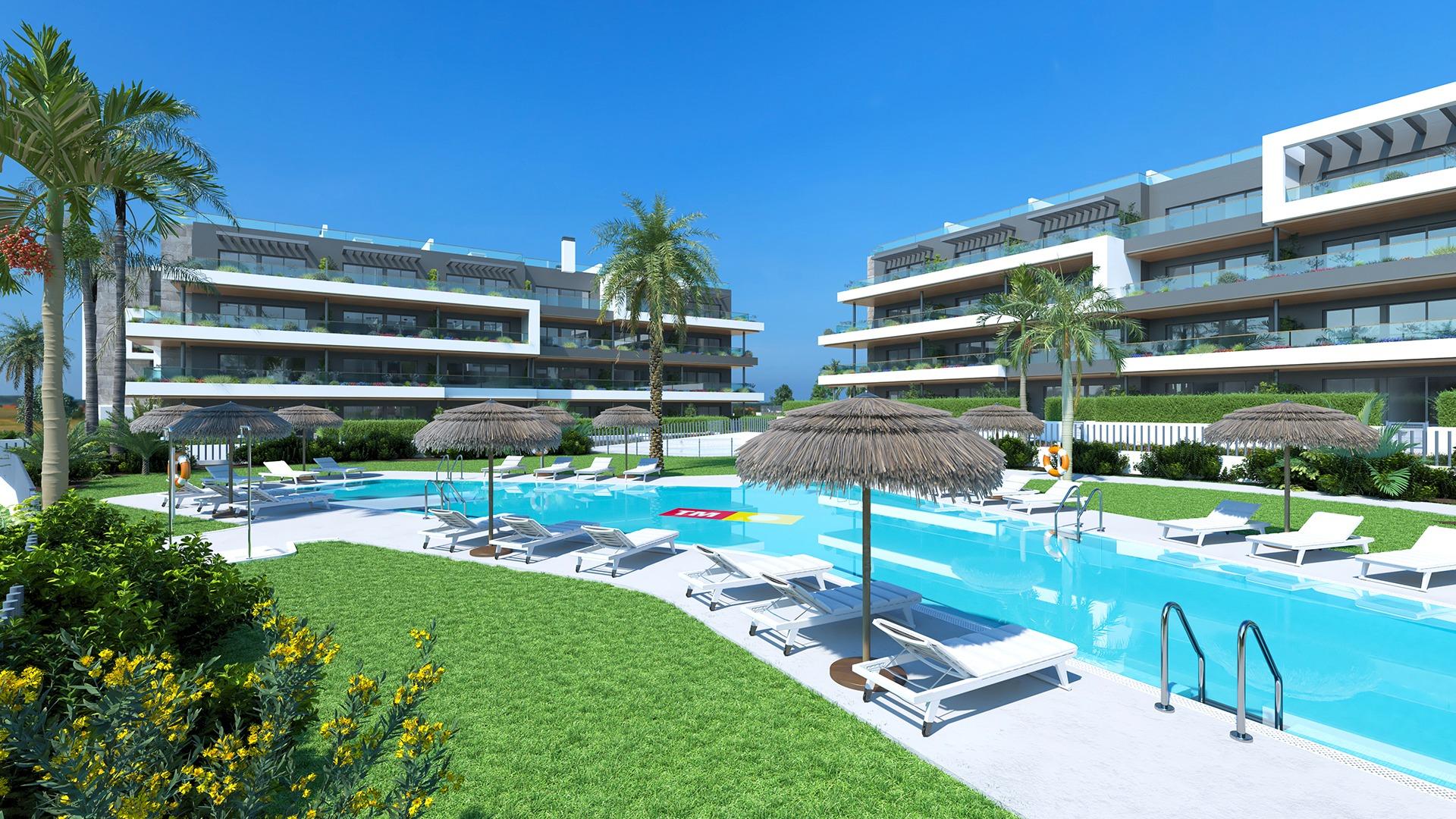 2-6-89 Apartments, bungalows, semi-detached and detached villas with wonderful communal areas in Torrevieja