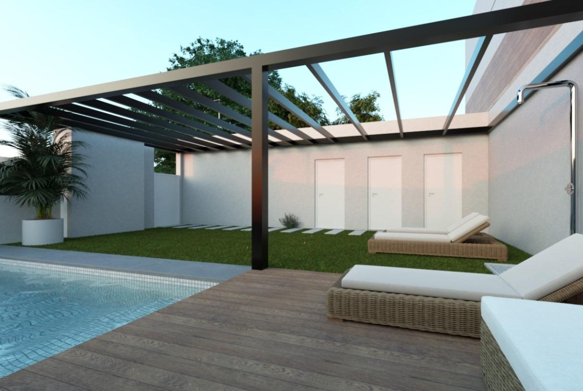 Nieuwe promotie van de begane grond of bovenverdieping bungalow in Pilar de la Horadada