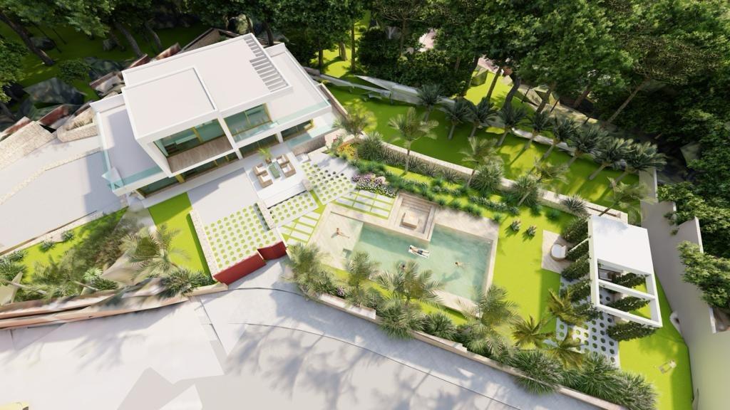 Exquisite villa under construction on an expansive plot