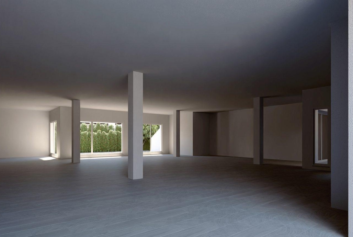 VILLA’S EN ALGORFA. VALLA DE UNA PLANTA. 136 M2 DE CASA. PARCELA 470 M2.SOTANO 180M2