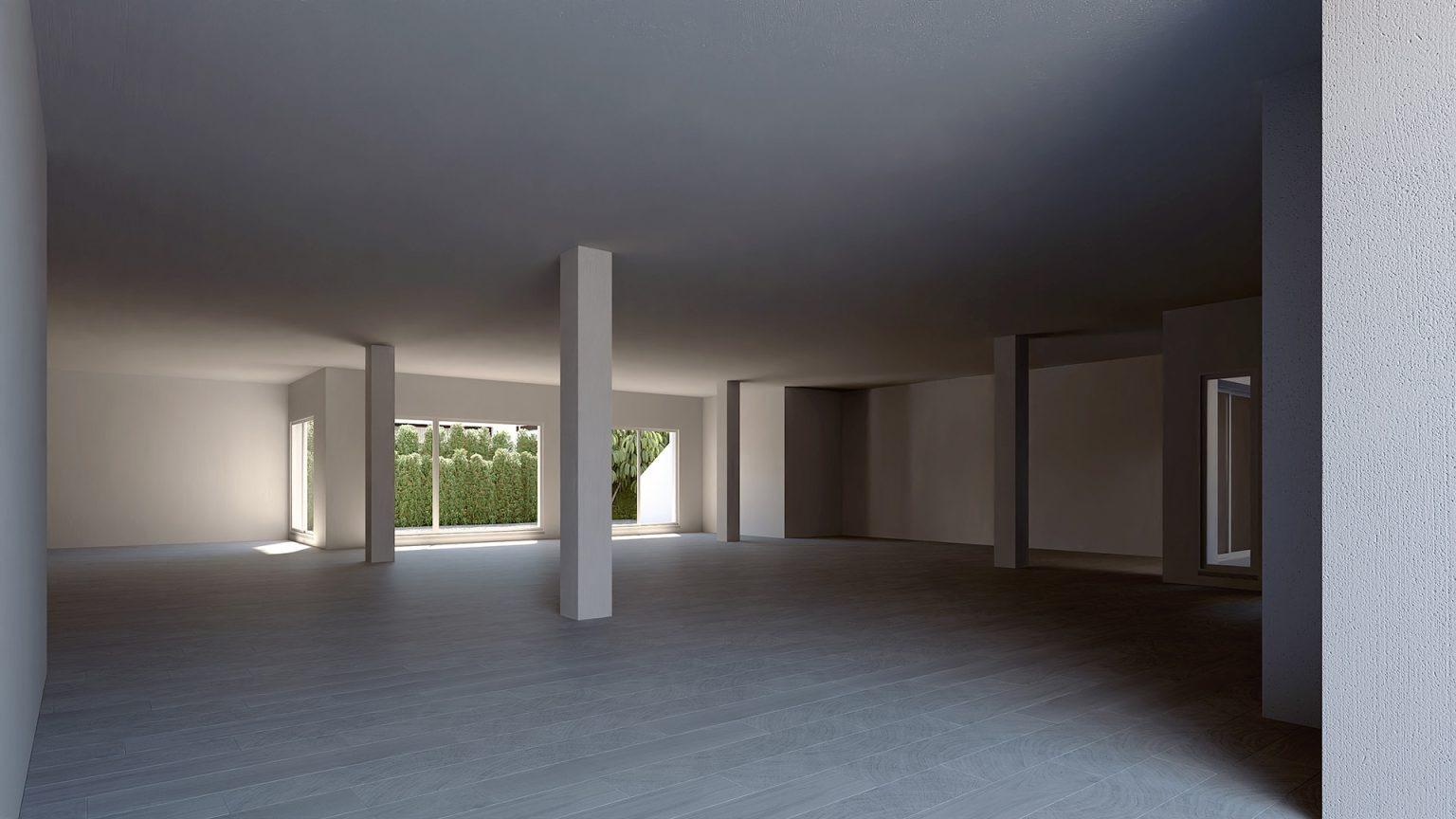 VILLA’S EN ALGORFA. VALLA DE UNA PLANTA. 136 M2 DE CASA. PARCELA 470 M2.SOTANO 180M2