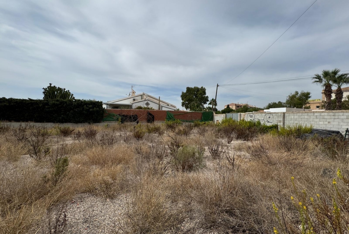 PARCELA 1000 M2 EN ORIHUELA COSTA. A 350 METROS DEL MAR.
