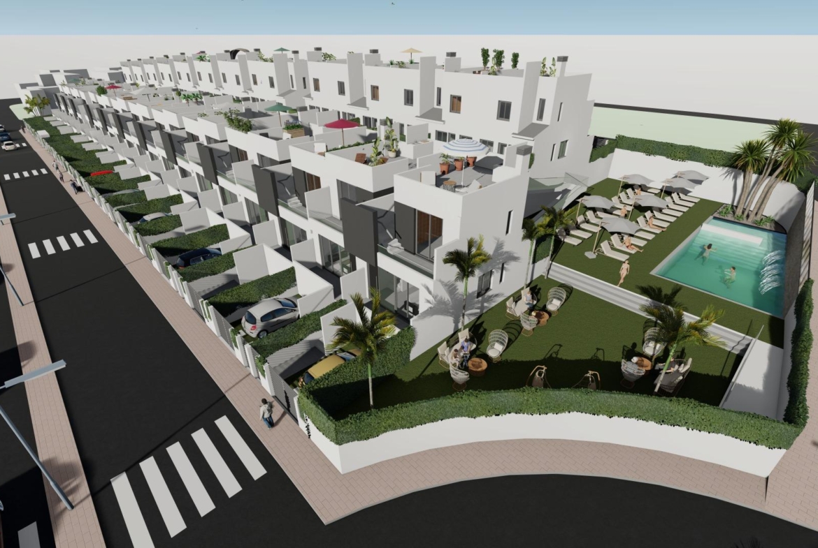 OBRA NUEVA! ADOSADOS EN COX. SOLARIUM 33 M2. TERRAZA 36 M2.GARAJE+TRASTERO. PISCINA