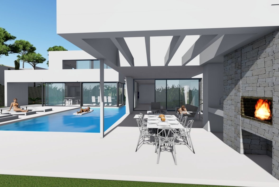 Villa de diseño en Maryvilla con vistas al mar