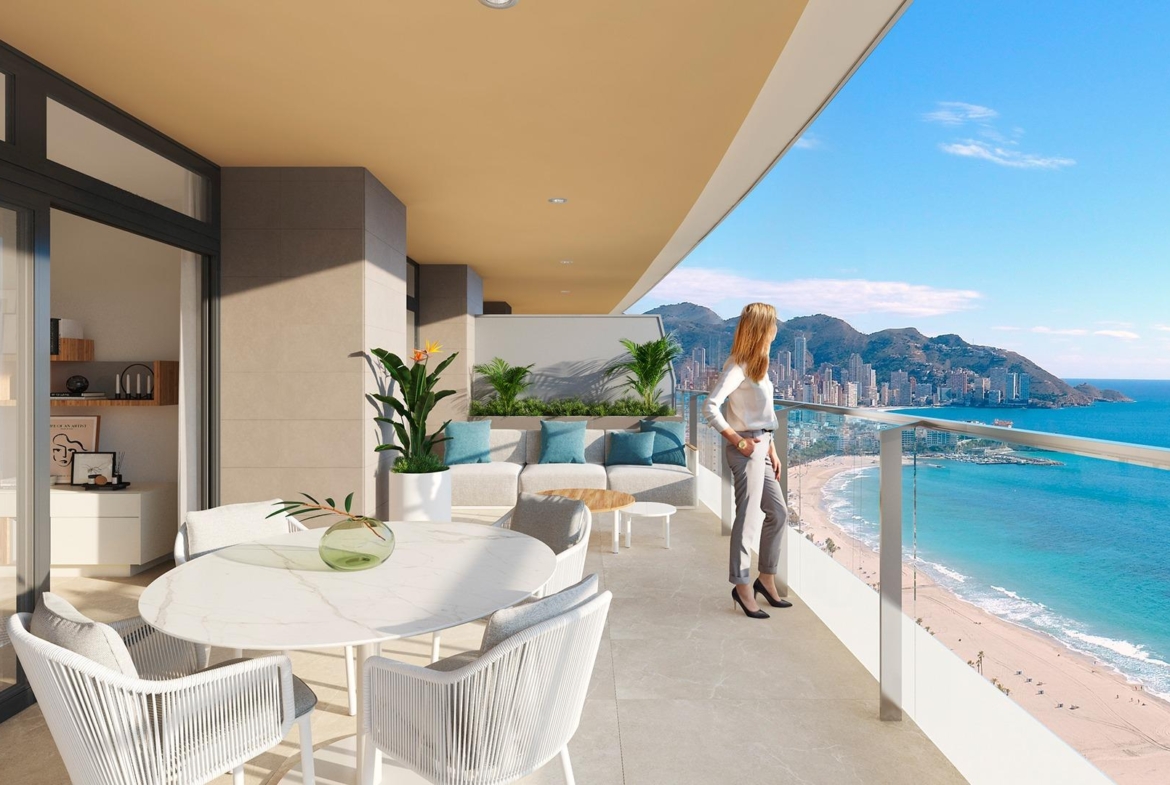 New construction apartments in Poniente beach, Benidorm