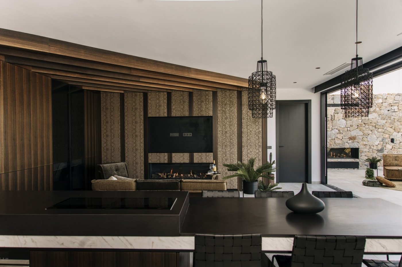 Design villa met een totale oppervlakte van 250 vierkante meter met uitzicht op Guardamar en de zee.