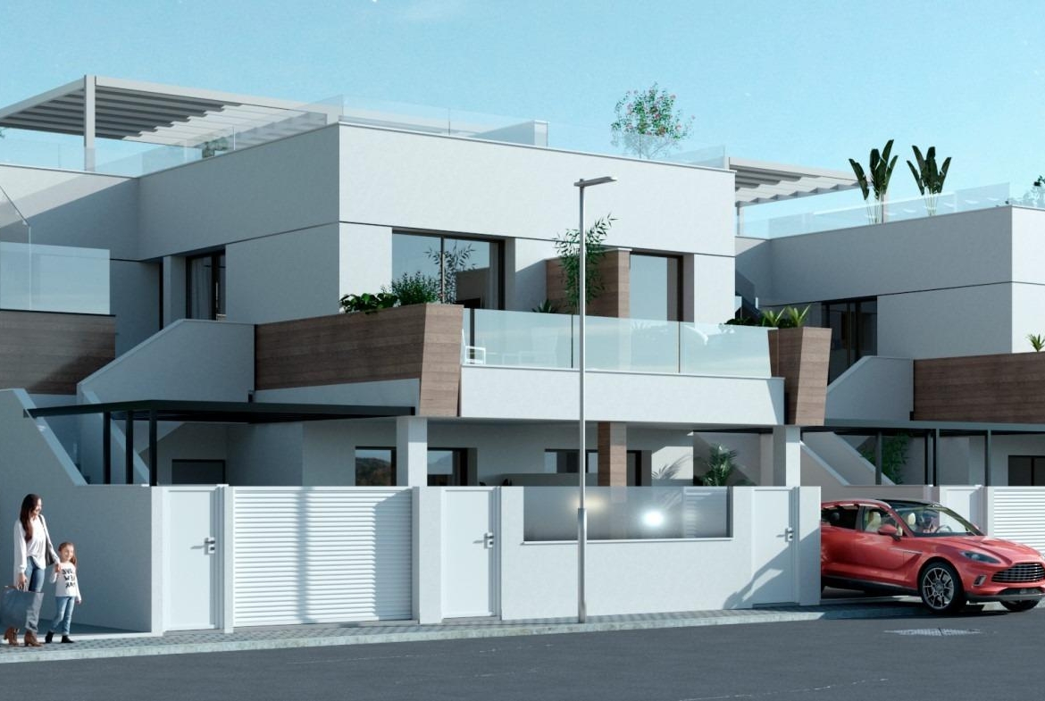 Nieuwe promotie van de begane grond of bovenverdieping bungalow in Pilar de la Horadada