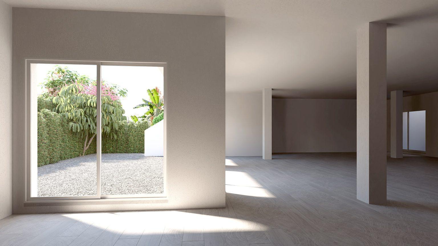 VILLA’S EN ALGORFA. VALLA DE UNA PLANTA. 136 M2 DE CASA. PARCELA 470 M2.SOTANO 180M2