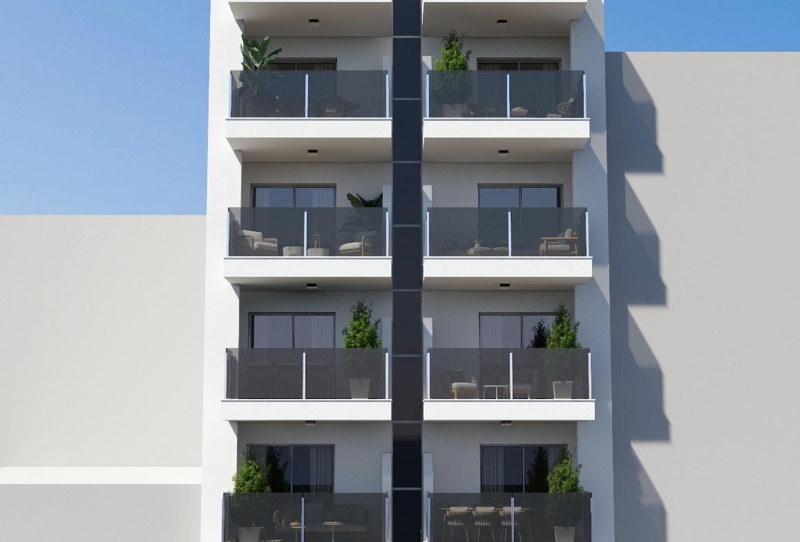 OBRA NUEVA EN TORREVIEJA A 150 METROS DE LA PLAYA. 2 DORMITORIOS. 2 BAÑOS. PISCINA COMUNITARIA.