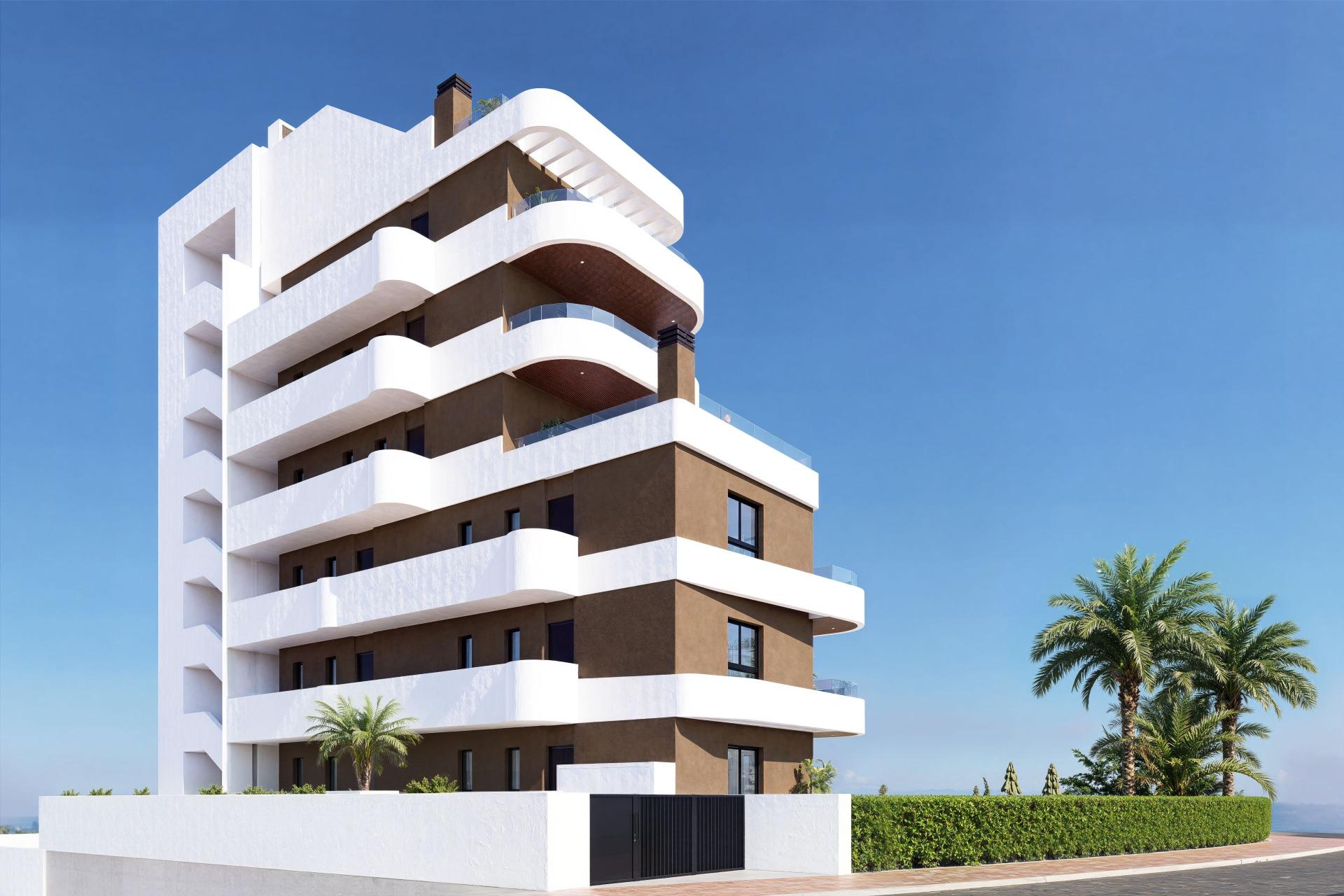 2-8-302 OBRA NUEVA EN GUARDAMAR DEL SEGURA! APARTAMENTO DE 2 DORM. 2 BAÑOS. TERRAZA DE 13 M2. PISCINA.