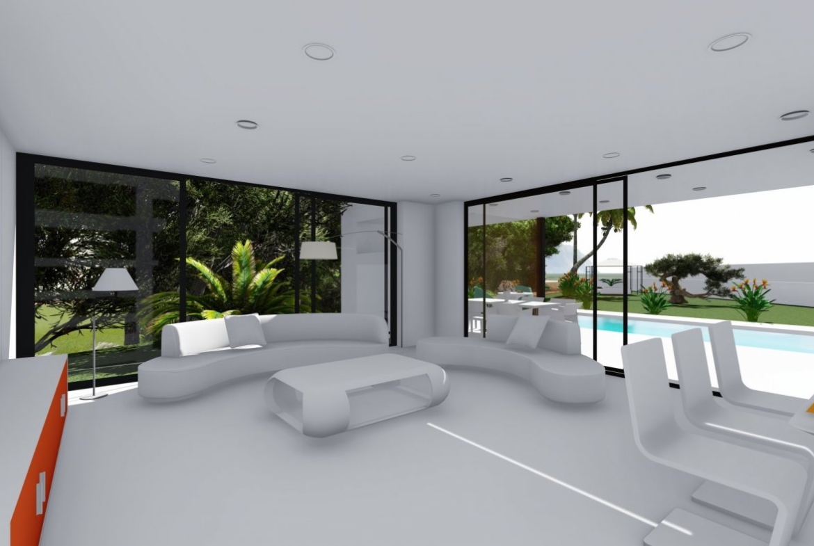 Villa de diseño contemporáneo en zona Canuta Baja de Calpe